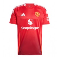 Maglia Calcio Manchester United Alejandro Garnacho #17 Prima Divisa 2024-25 Manica Corta